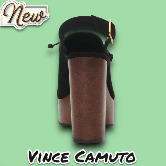 New Vince Camuto Inerta Slingback Platform Clog Heels Women - Picture 7 of 9